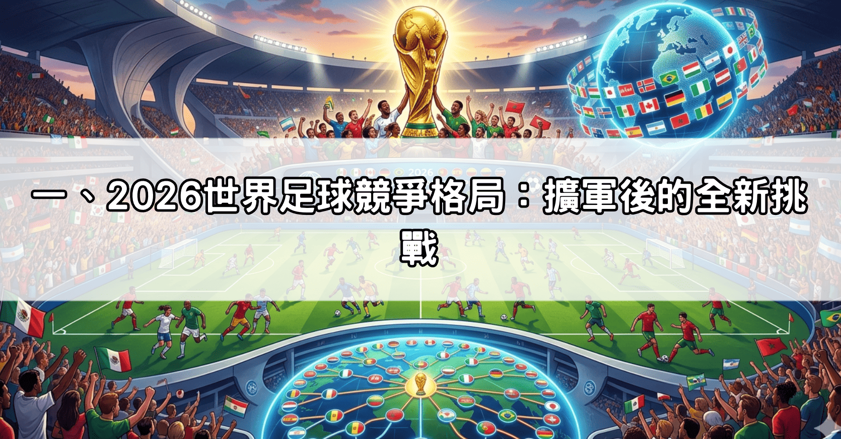 一、2026世界足球競爭格局：擴軍後的全新挑戰