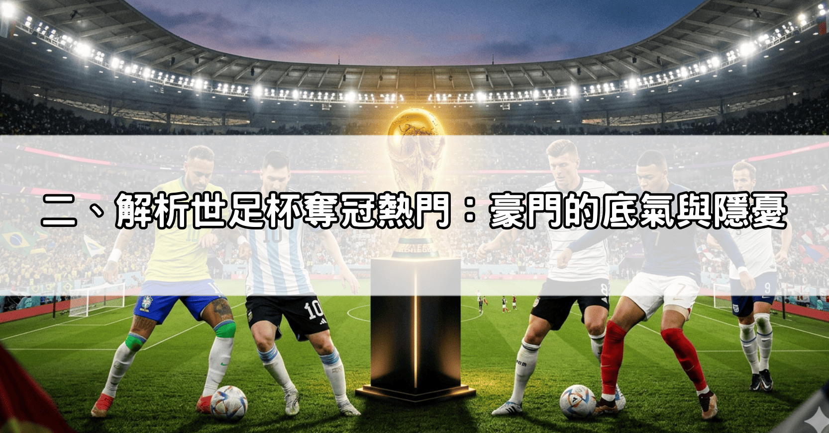 二、解析世足杯奪冠熱門：豪門的底氣與隱憂